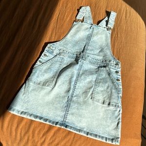 Girls Size 10/12 Art Class Jean Jumper and Cat & Jack Sparkle Leggings